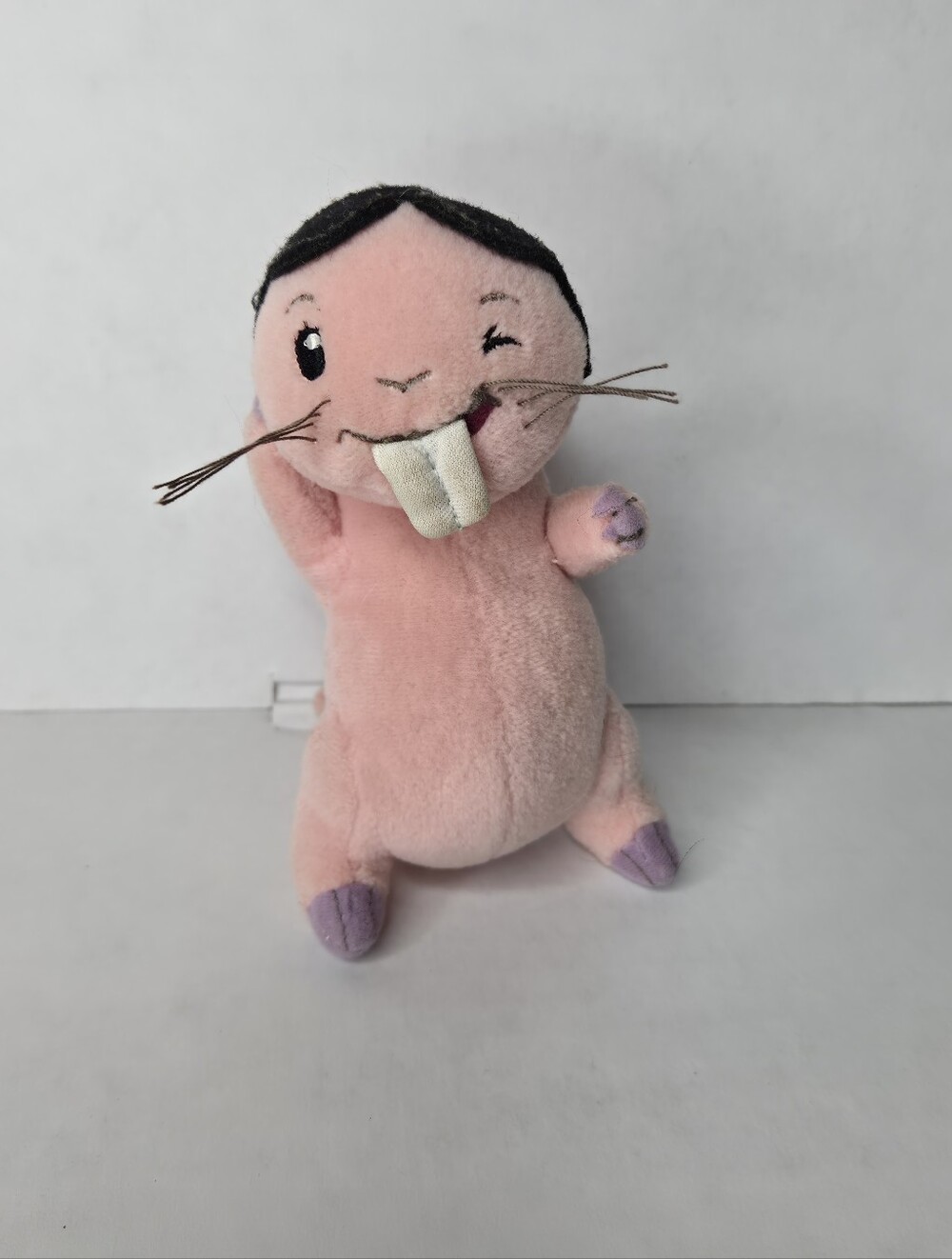 Kim Possible Rufus 2003 6" Plush Naked Mole Rat Stuffed Doll Toy Figure Disney